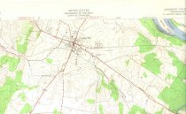 USGS Quad, Leesburg (1952)